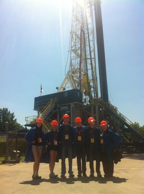 At the Schlumberger Headquarters! #gotanAlrod