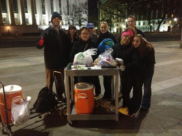 LeastofTheseDC's tweet photo. Last night, we were blessed to roll around with hot soup and hot dogs! It was a hit! http://t.co/CxUjQlTPwe