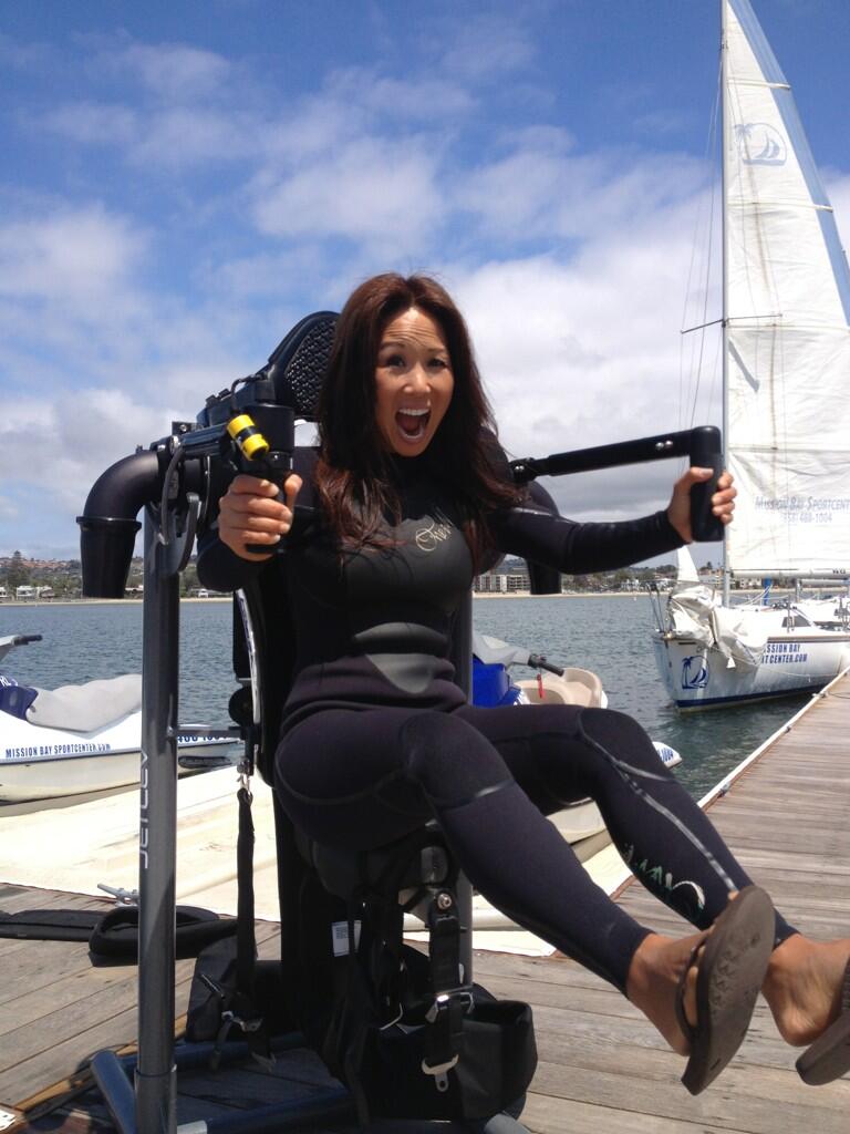 Angie Lee On Twitter Riding A Jetpak Jetlevsw Cbs8 News8 New At 