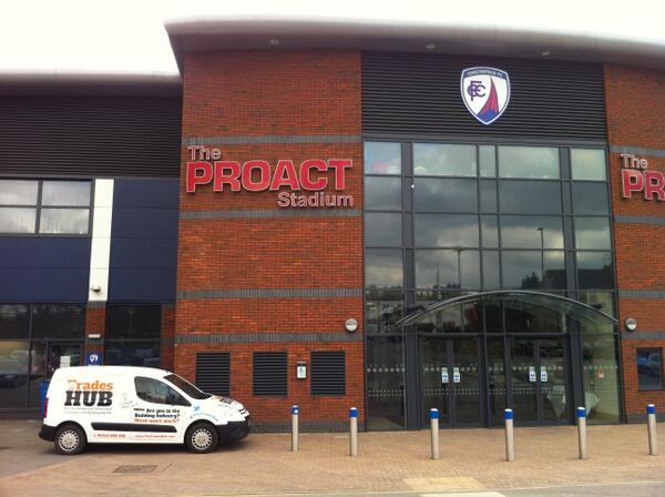 rocket_powered's tweet image. The Trades Hub landed in Chesterfield today at our new venue @ProactStadium. What a fantastic venue &amp;amp; great service