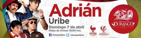 Adrian Uribe en durango,  organizado por @Durango450mx <a href="/angeleshdz/">Angeles Hernandez</a> <a href="/jorgemijaresdgo/">Jorge Mijares</a> <a href="/Adan_Soria/">Adán Soria</a> <a href="/JHerreraCaldera/">JorgeHerreraCaldera</a>