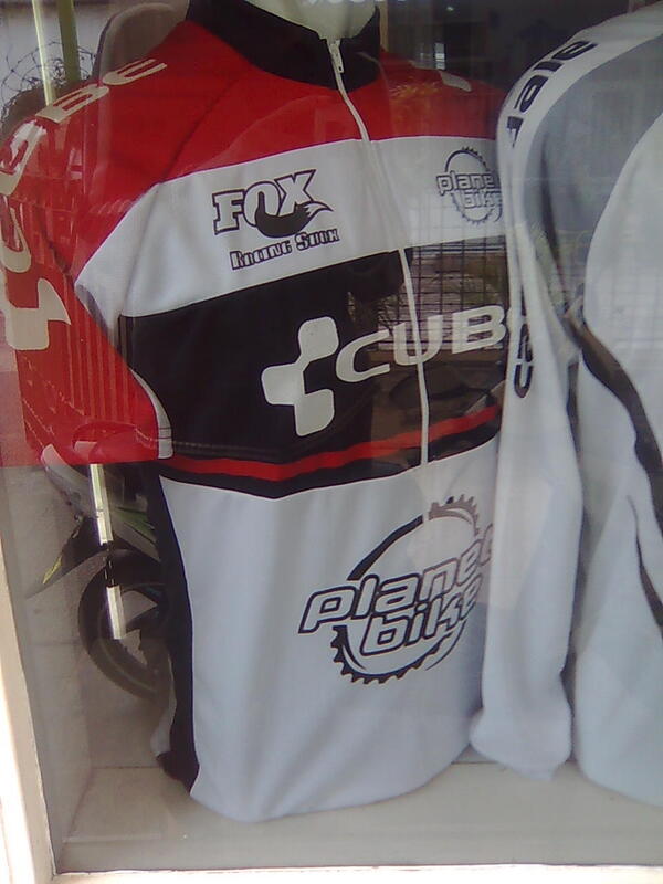 New Arrival Jersey Cycling Team Fox Cube Planet Bike, grab it fast! only 65 k, short sleeve :)