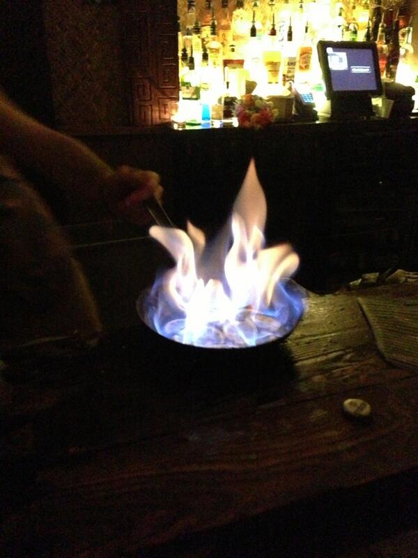 MissLDxxx's tweet photo. That's how I like my alcohol served! #flaming @Roxie_Morgan @shona_hunter http://t.co/iiRShcCcFP