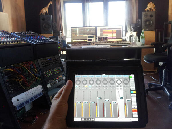 KogStudioNZ's tweet photo. Another day mixing the new @PlETER_T album.  Chilling on the couch while tweaking 'Her Way'. http://t.co/fJnTIuoBzk