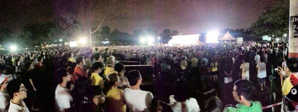 JasonLim's tweet photo. Thousands at #PR #DAP Johor Bahru rally with @CMLimGuanEng, @ZairilKJ, @LimKitSiang etc! #pkr #pas #pru13 #ge13 #ubah http://t.co/uCjMRlK572