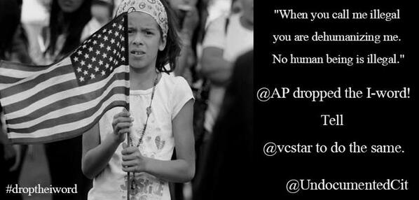 Tell the <a href="/vcstar/">Ventura County Star</a> to stop using "illegal"! No human is! #nomoreIword