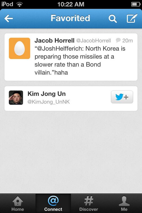 JacobHorrell's tweet photo. Kim Jong Un knows. http://t.co/XosWuZ8owQ