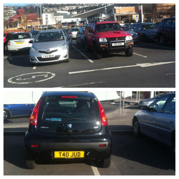 CV12 WGN & T40 JUD displaying crap parking