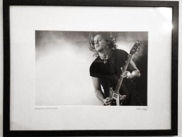 TinyVinyls's tweet photo. Mr White has been watching over us while we record in Karma Corner @NDTSessions @grahamkeogh #recording #jackwhite http://t.co/WfVtpbc4jr