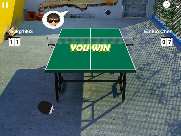 floatstore's tweet image. Recommend! Virtual Table Tennis 3, support real-time multiplayer. iPad download: bit.ly/l8PIpn