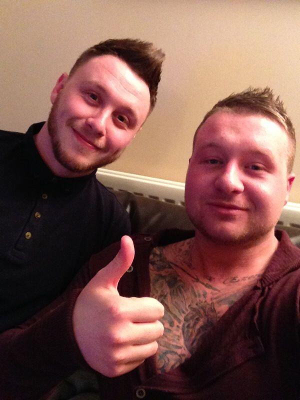 ChrisDerrer's tweet image. Me and Lukey &quot;Norovirus&quot; Bellamy @LCB_87 getting drunk. #HeShouldntBeHere #PrayForMuamba #PrayForBellamy