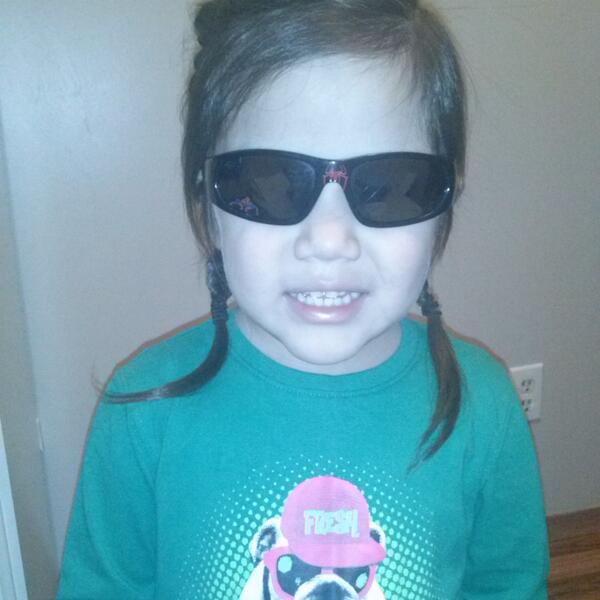 mommymascara's tweet image. #nativeboy :p he loves his Spiderman shades.