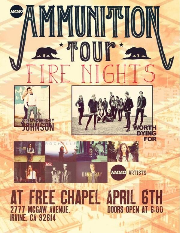 iamammo's tweet photo. Tonight is gonna be FIRE at Free Chapel OC! Fire night at 6pm with @worthdyingfor @JeremyIDR and Ammo Artists! http://t.co/ntwcTwcHX7