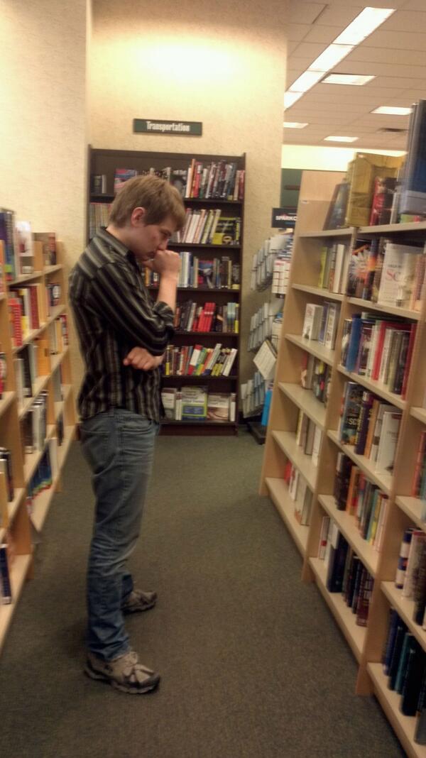 jaredalderman's tweet image. @Juanbriones_ and I raced to see who could memorize the order of the most books at Barnes and Noble. #mnem