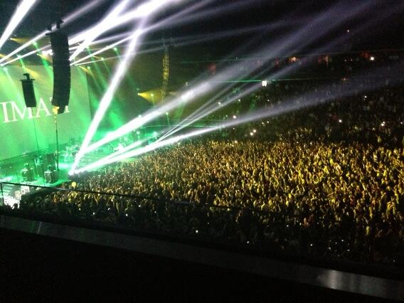 DonnieMcGrath's tweet photo. #RussianRapper @timatiofficial havin the fans wild in our Zalgiris bball arena in kaunas #welcometosttropez http://t.co/dGMwAlnaCb