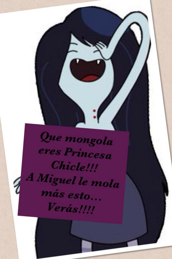 MissMelani's tweet photo. Que mongola eres Princesa Chicle!!!
A Miguel le mola más esto... Verás!!!! http://t.co/OfEEVrEc56 via @PicCollage http://t.co/u1T4aei4lT