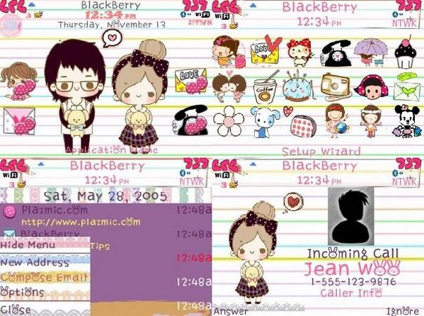 Blackberry 9300 Anime Themes