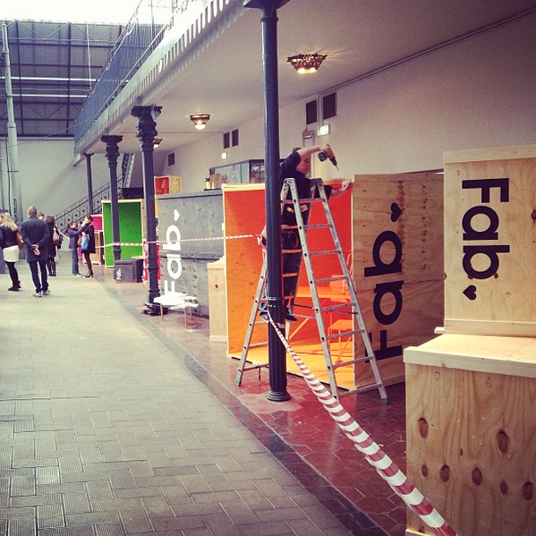 fab__12's tweet photo. Our box installation for Design Week in Milan is nearing completion! Watch us #disruptdesign ➜ http://t.co/mJJsLhZ2vi http://t.co/ZQQ4zllJhm