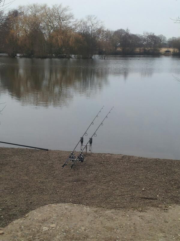On the bank with the traps set come on the rods.  #allweneedisanicecarphappydays