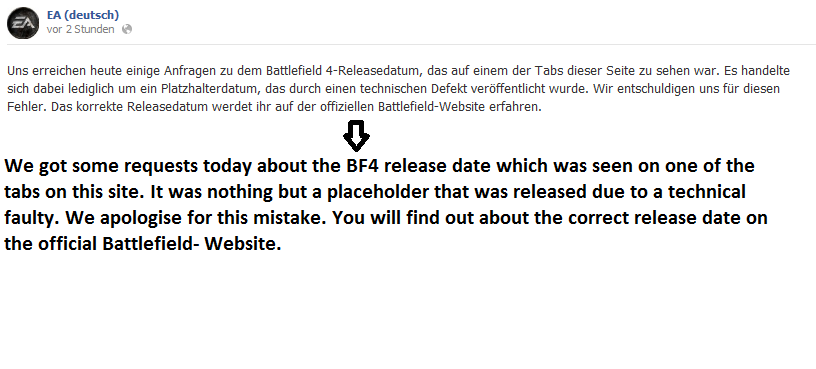 battlefield 4 release