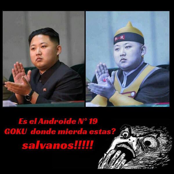 Kim Jong-Un es el Androide No. 19 de Dragonball Z <a href="/bolloychicheme/">julio mejia</a> <a href="/tocinoconqueso/">Stephanie Zurita</a> <a href="/ebethino/">heriberto quijada</a>