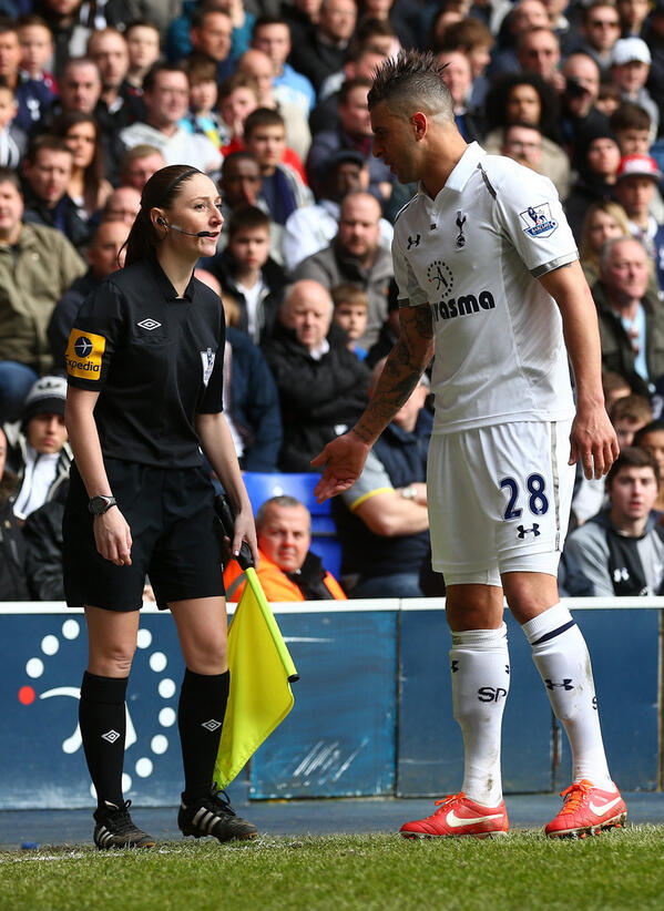 "Never mind the ball mate, look at the you're hair"
