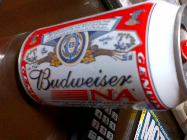 mariobodini's tweet photo. Well it says budweiser..but. In saudi arabia its not beer!..what a let down after. A long day! http://t.co/srfzszzb2h