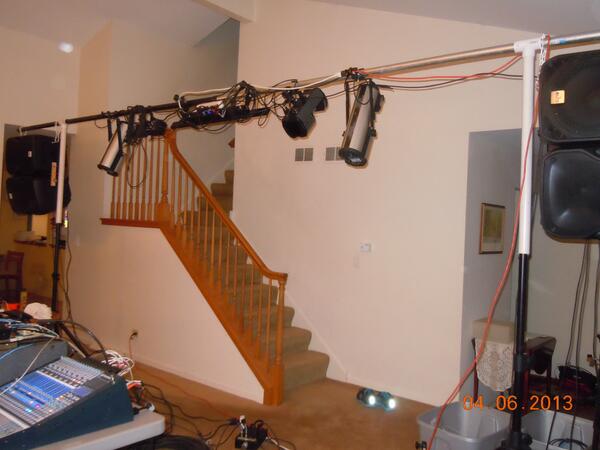 bbbdjs's tweet image. Sneak peeks at our new and improved trussing and setup