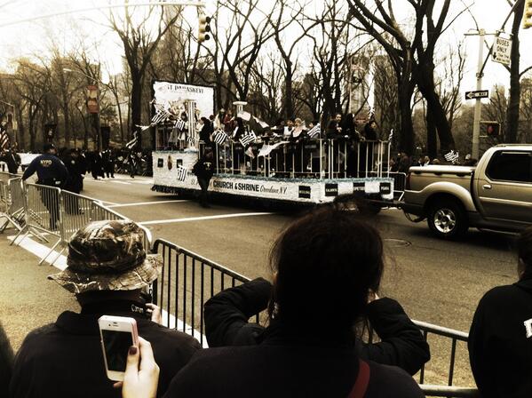 St. Paraskevi float... My childhood church.  Zito Ellada!!!