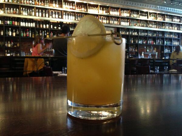 Zombie- <a href="/ChairmanReserve/">ChairmansReserve Rum</a> gold rum, pineapple, lemon, lime, passion fruit. <a href="/JackRoseinDC/">Jack Rose</a> #brunch -tastes like vacay!