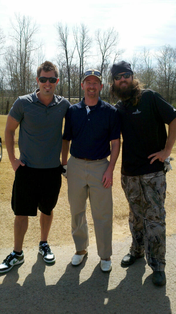 LifeWayKeith's tweet image. Enjoyed playing golf with @jeremycamp &amp;amp; @JaseDuckman today. Good golfers &amp;amp; solid men of Christ.