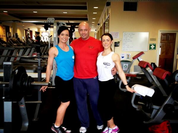 J17Mas's tweet photo. Me &amp; Elaine with Calin @IrishMuscleIE today , having our video &amp; interviews ! Great day, roll on next sunday ! http://t.co/0k3S0zLKJI