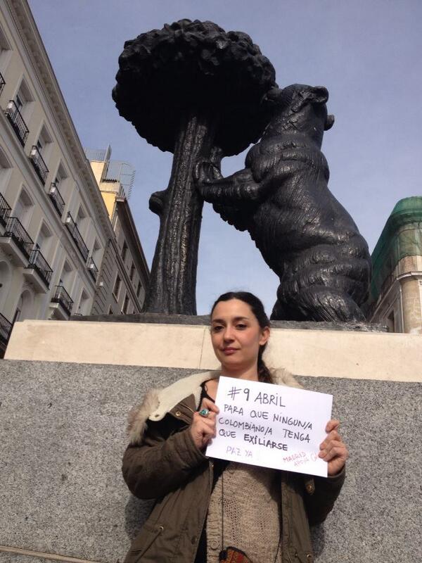 IvanCepedaCast's tweet photo. #9deabrilpor  Desde Madrid. http://t.co/4u6IzVhpZu