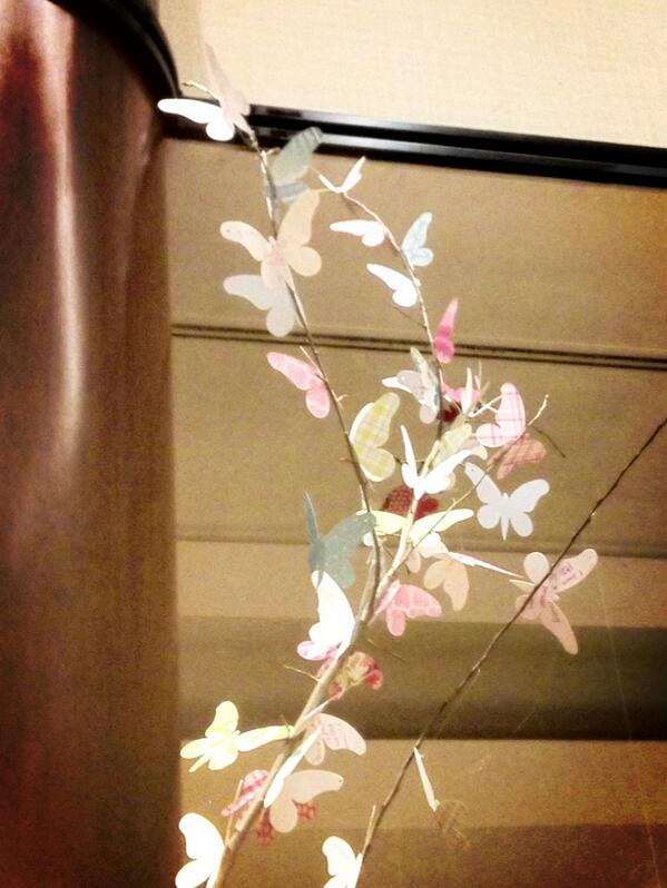 MSimmonsTLC's tweet photo. TLC Spring Gala, Where Dreams Blossom! Art students wrote their dreams, goals and wishes on a butterfly mobile. http://t.co/RWTLO2MDpn