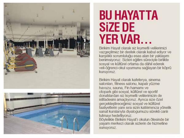 BirikimEgitim's tweet photo. Birikim Hayat Kolejini okulun ötesinde bir yaşam merkezi olarak sizlerin de hizmetine sunuyoruz.. http://t.co/XoQGlNSFhg