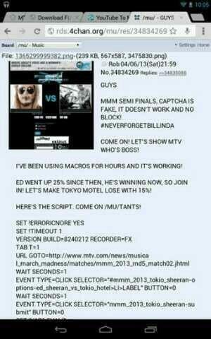 cleotoms's tweet photo. @MTVNews DO SOMETHING, #sheerios ARE CHEATING #MMM #AliensAndEchelonWantsMMMRevote #alienswanthonestvoting http://t.co/Fn5tJfiZVP