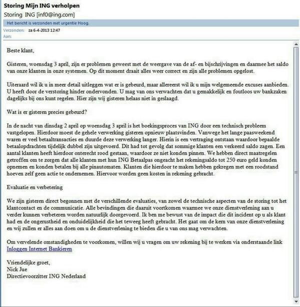 C4CE's tweet photo. Redelijk goed opgesteld bericht, alleen klein foutje in adres ing.  :-) http://t.co/CNDF92bM1s
