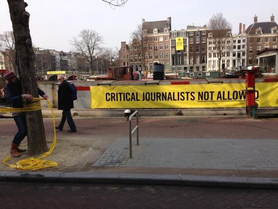 lbsterling's tweet photo. Amsterdam getting ready for Putin. View from in front of Hermitage http://t.co/14XjEOb6t1
