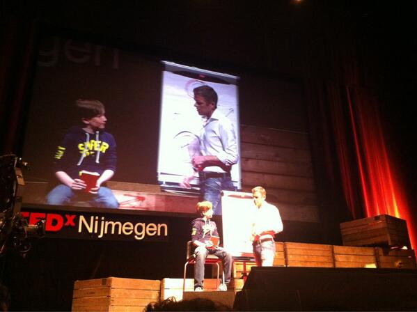 LoesjeV's tweet image. Geweldig inspirerende Fire Talk van @mgmuller en Jeroen #entrepreneurshipclass #tedxnijmegen
