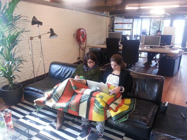 JoyceK3000's tweet photo. cosy meetings at the akvo office
@CharlotteSoed @lauraroverts #Akvo http://t.co/KkQU2wPFh6