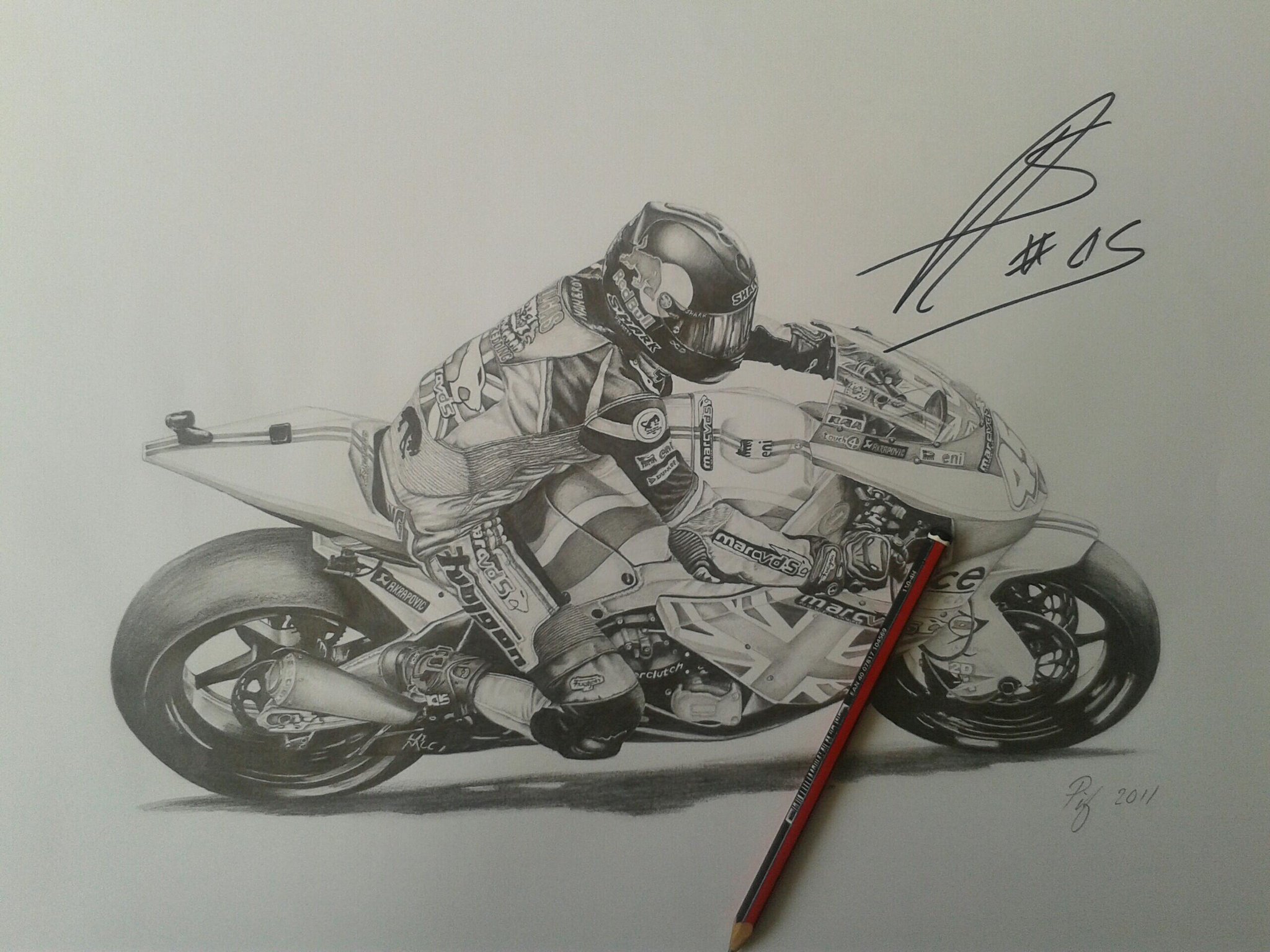 Dibujos De Motos A Lapiz