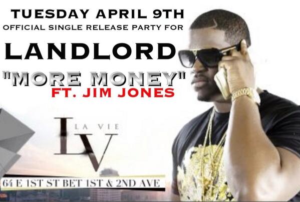 LandLordMusic's tweet image. 2moro NIGHT ITS ALL BOUT THAT LaVIE FOR THAT OFFICIAL "MORE MONEY" FEAT. JIM JONES SINGLE #klubKingz #FlyStr8 #sboe