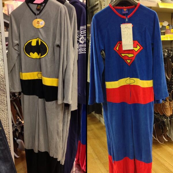 MidsFootyNL's tweet photo. Never thought I'd consider getting a onesie lol which shall i choose - batman or superman lol ? ..... http://t.co/zkUlljE07c