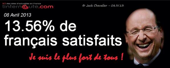 Gerardinfo1's tweet photo. Retweetez massivement si vous faites partis des français qui ne sont pas satisfaits de François Hollande ! http://t.co/iYOqV6wbcR