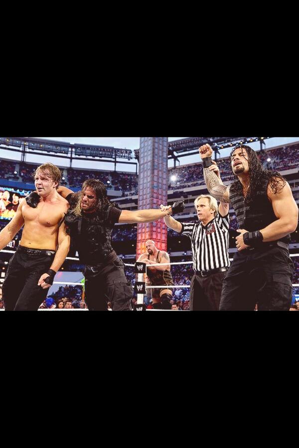 Still Undefeated. The Hounds were released. The Shield..  We are Immortals. #BelieveInTheShield #WeFinishTheFight
