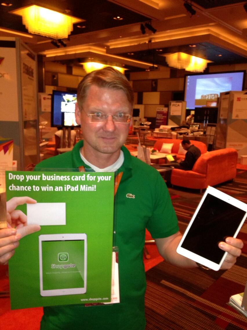 shopgate: #magentoimagine Drop your business card @Shopgate_com for your chance to WIN AN IPAD MINI!!! http://t.co/DCDLQz3fJt