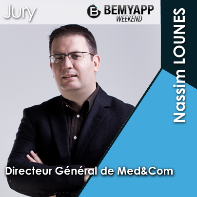 [Jury]Nassim Lounes, Fondateur et Directeur Général de <a href="/medncom/">Med&Com</a>, fera partie des membres du jury de #BeMyAppDZ