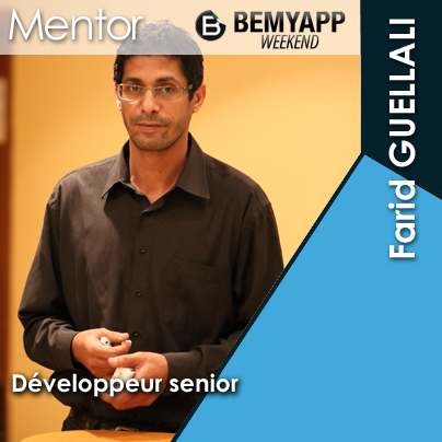 [Mentor]<a href="/guellaifarid/">farid guellai</a>, expert en #développement #mobile, fera partie de notre sélection de mentors de #BeMyAppDZ