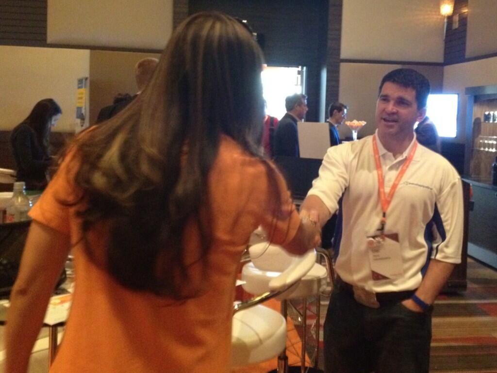 BrightpearlHQ: RT @BrightpearlHQ: Making connections at #magentoimagine ! http://t.co/pCS5yMcoLS