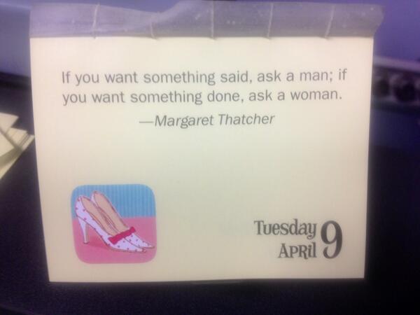 Look what's on the calendar this morning..... #spooky #thatcher